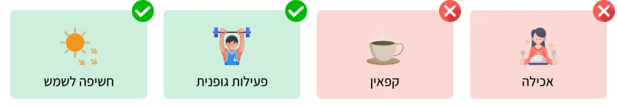 מה לעשות ומה לא לעשות כדי לישון טוב